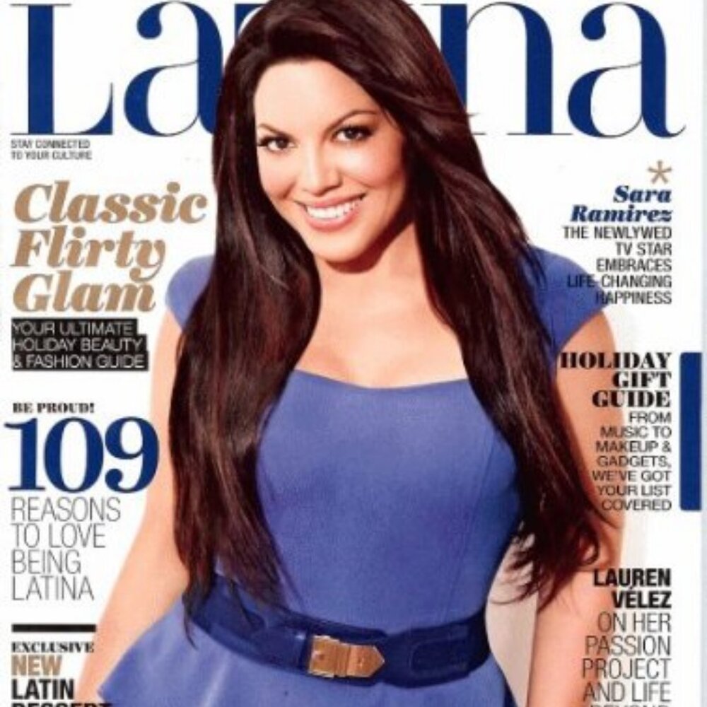 Latina Magazine - Sara Ramirez // December 2012 / January 2013